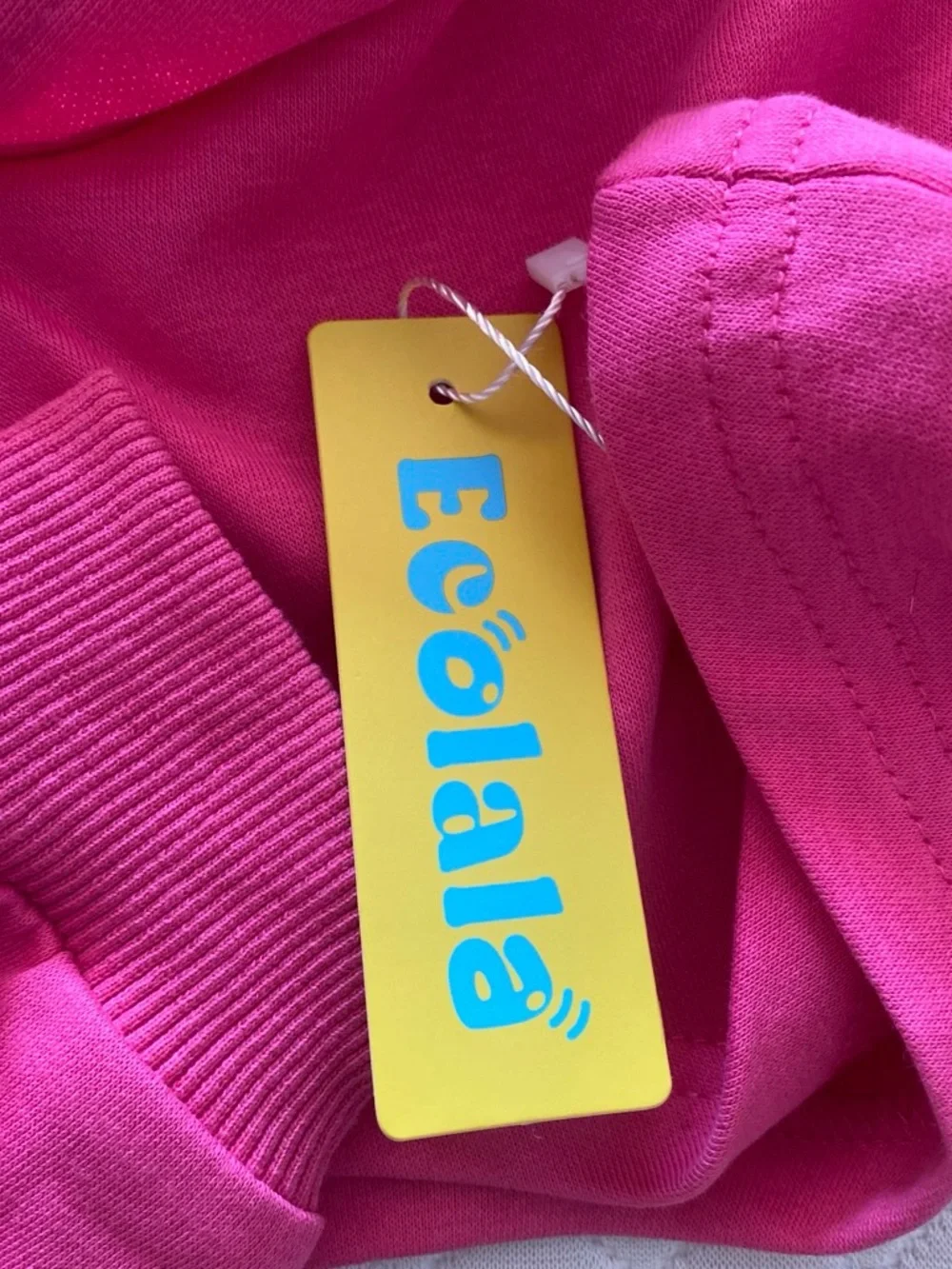 Source Unknown Bright Pink Cropped Hoodie for Kids